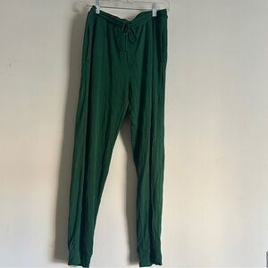 Eberjey Henry TENCEL Modal PJ Bottoms Sleep Jogger Pants Men’s size M Green